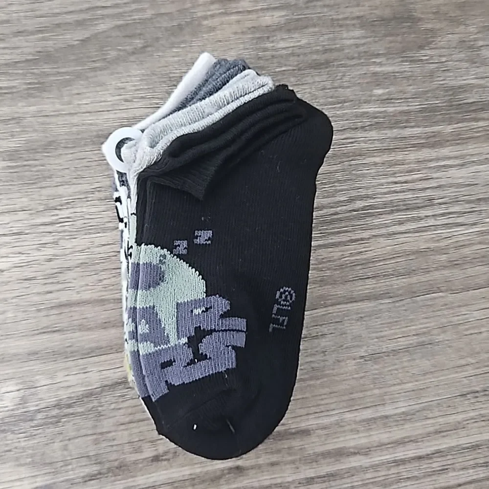 Kids Boys No-Show Socks Star Wars 6-8 1/2 Shoe 7.5 to 3.5 Baby Yoda
